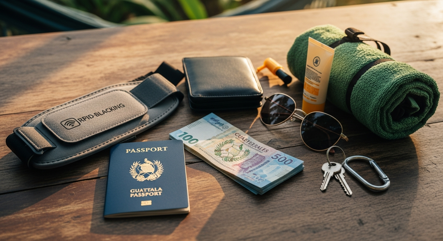 Best waterproof wallet and money belt for Guatemala travel