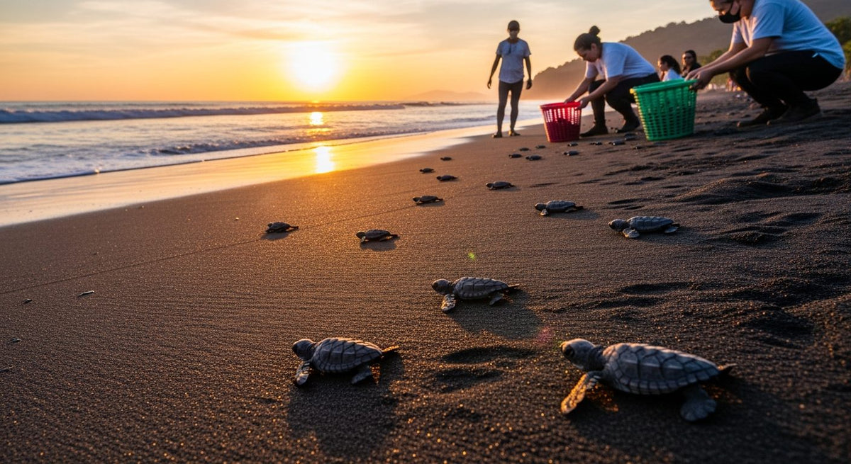 Playa Hawaii Monterrico — Tortugas y Tortugario CECON 2026