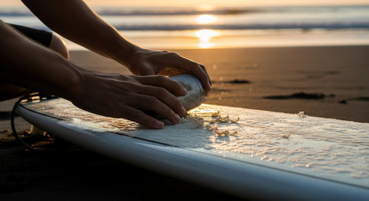 Best surf wax for tropical warm water at El Paredón Guatemala