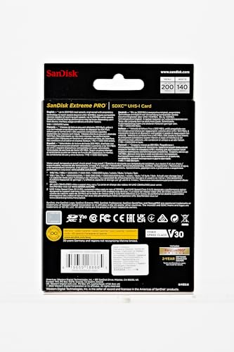 SanDisk Extreme PRO Fast SDXC UHS-I Memory