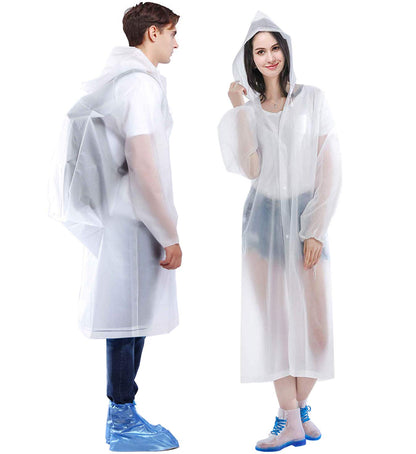 EVA Portable Rain Jackets with Hood