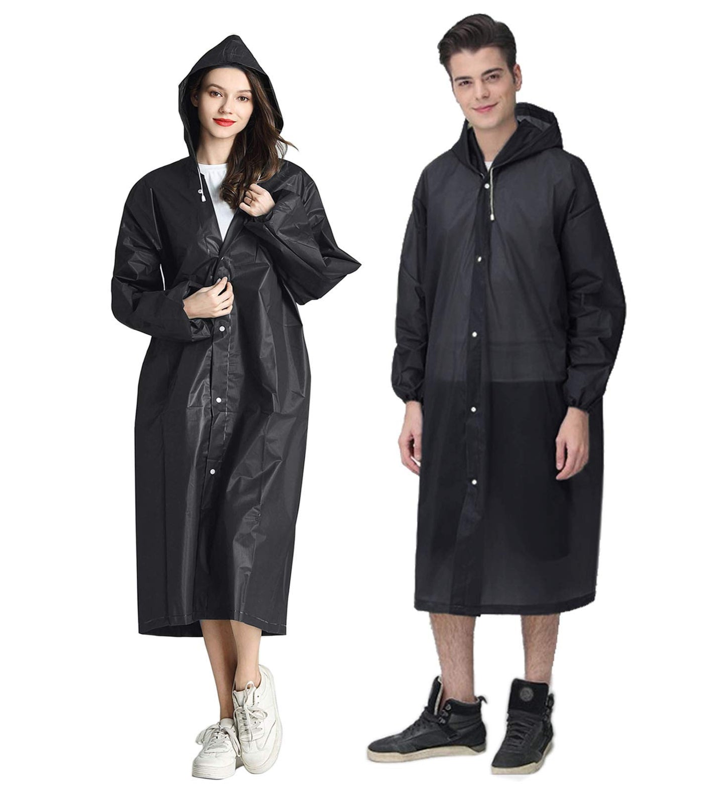 EVA Portable Rain Jackets with Hood