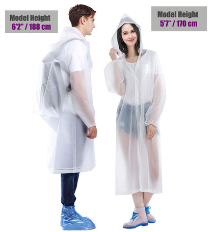 EVA Portable Rain Jackets with Hood