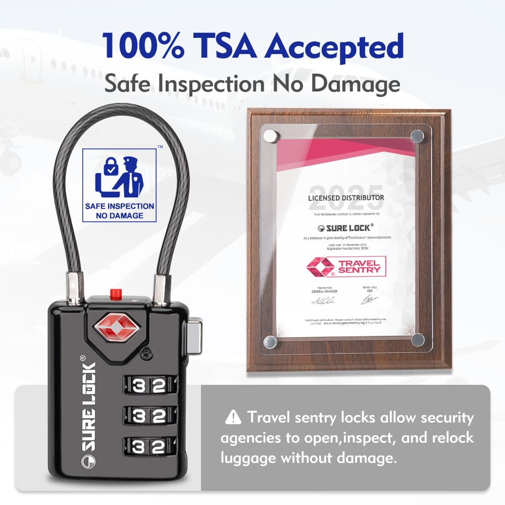 SureLock Luggage Lock - TSA Approved