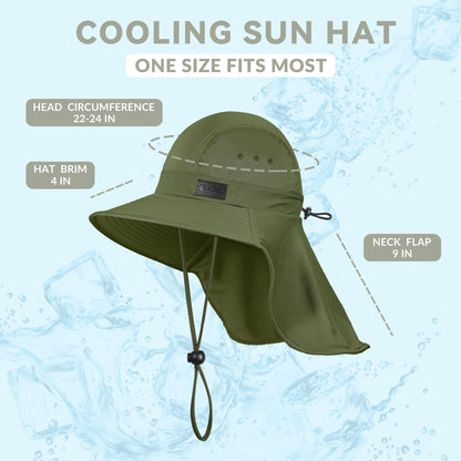 Sukeen Cooling Hat with UPF50+ Sun Protection