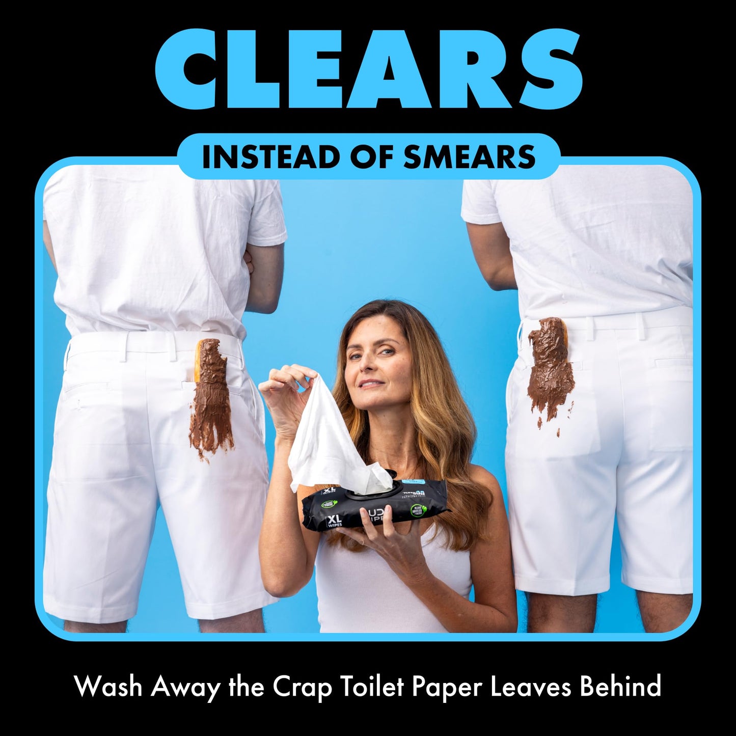 Extra Large Flushing Safe Wipes