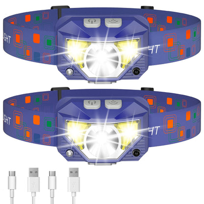 1200 Lumens Headlamp 2-Pack