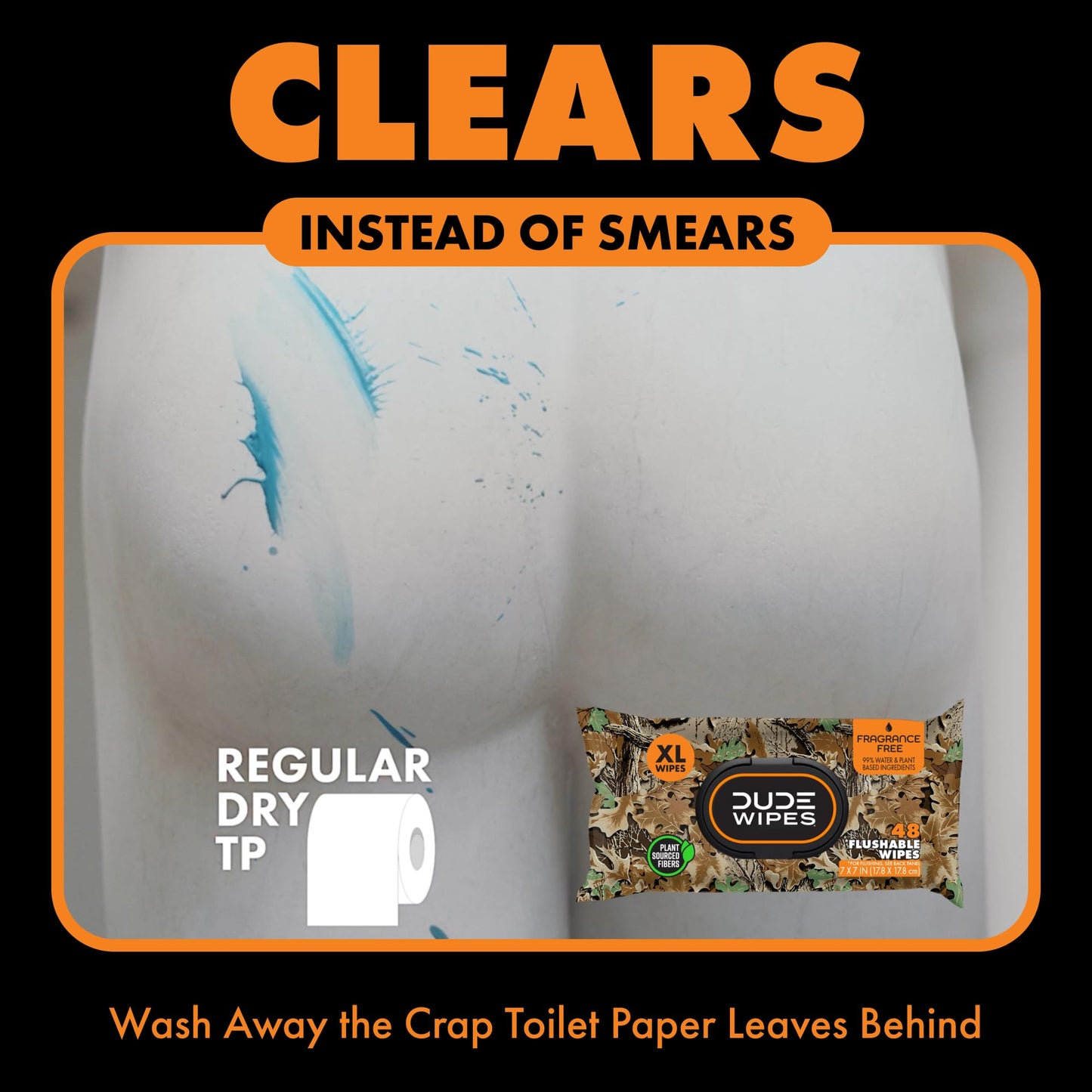 Extra Large Flushing Safe Wipes