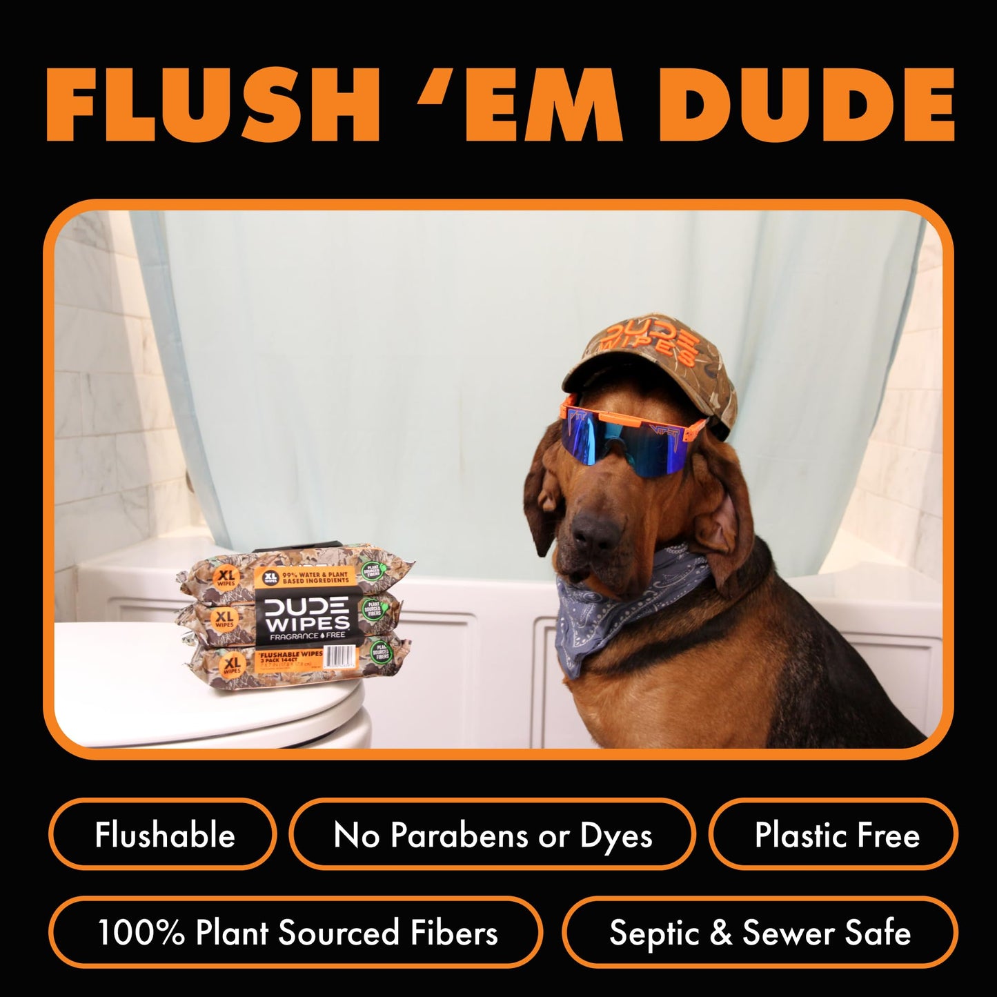 Extra Large Flushing Safe Wipes