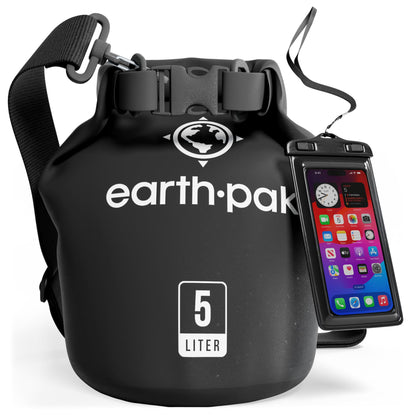 Earth Pak 55L Waterproof Dry Bag with Phone Pouch