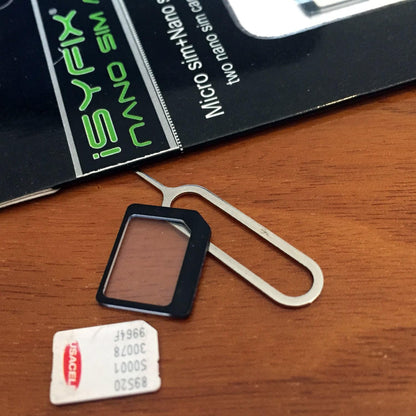 Nano SIM to Micro and Standard Adapter