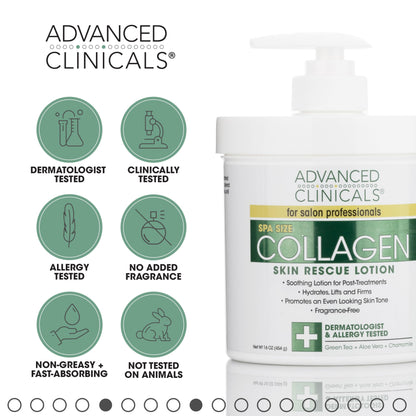 Advanced Clinicals Aloe Vera Lotion | Moisturizer with Hyaluronic Acid