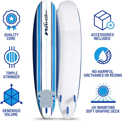 Wavestorm 8ft Classic Surfboard