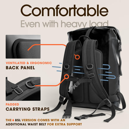 Earth Pak 55L Waterproof Backpack