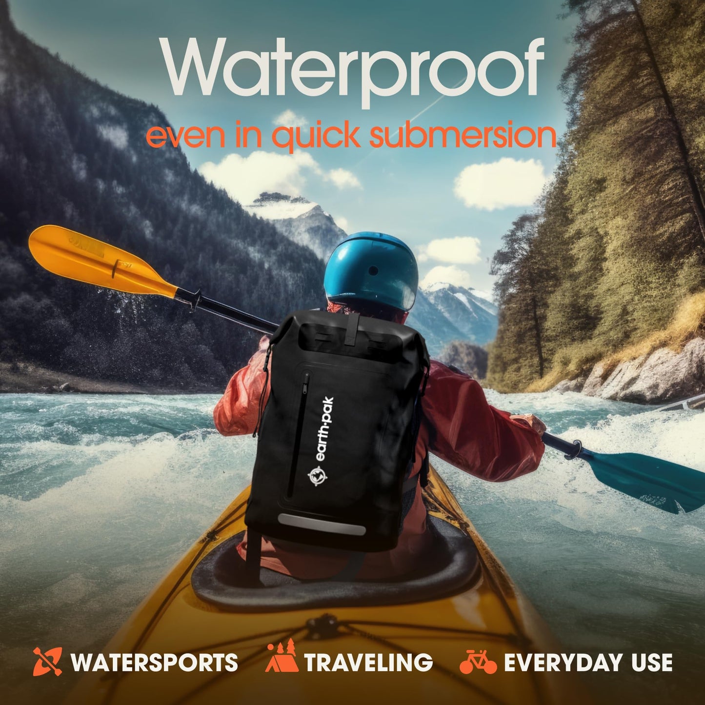 Earth Pak 55L Waterproof Backpack