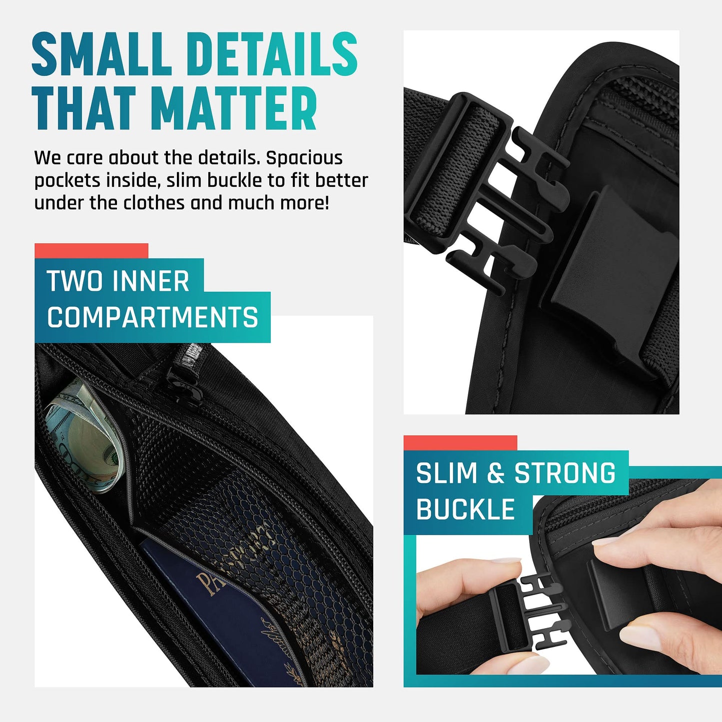 Anti-Theft Hidden Travel Belt