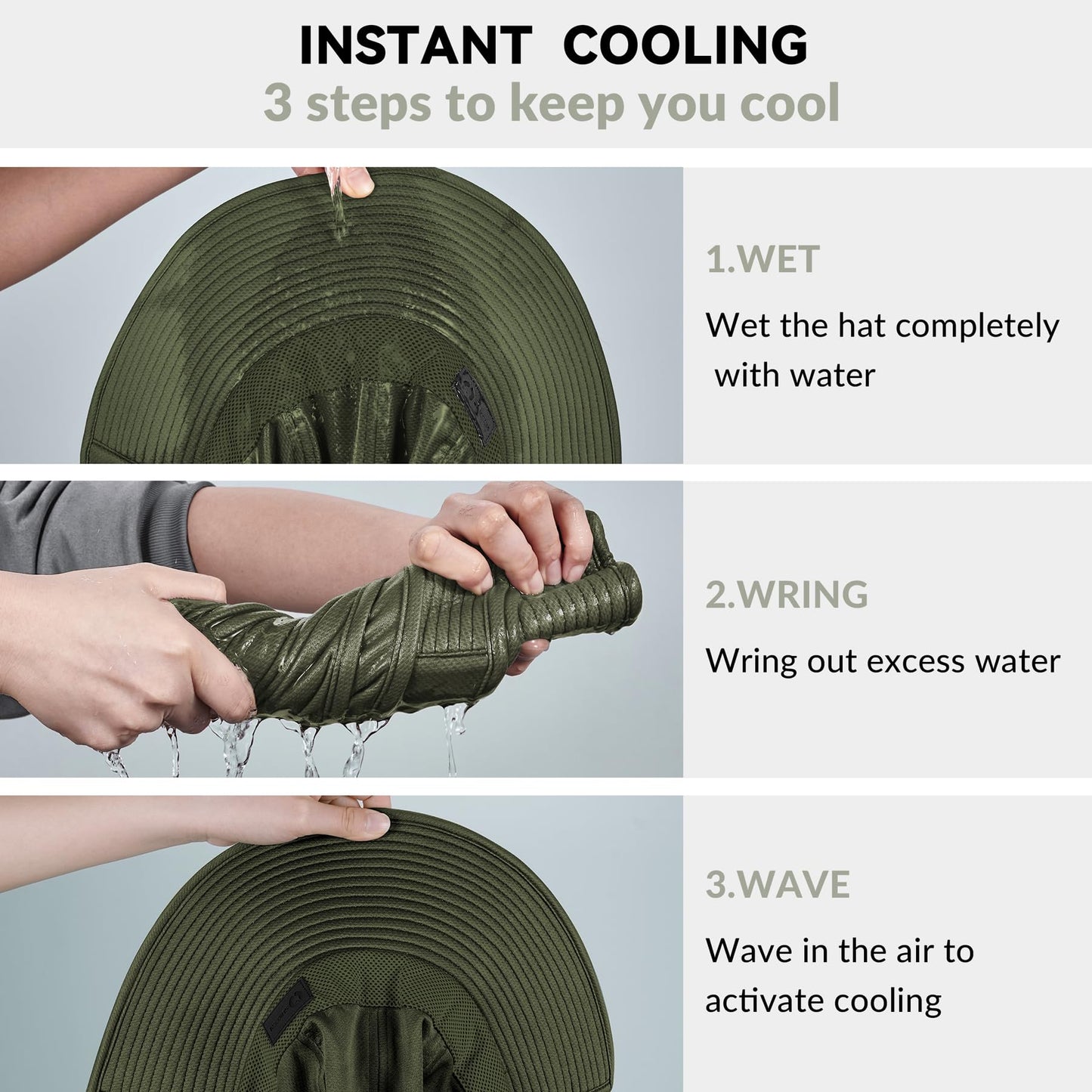 Sukeen Cooling Hat with UPF50+ Sun Protection