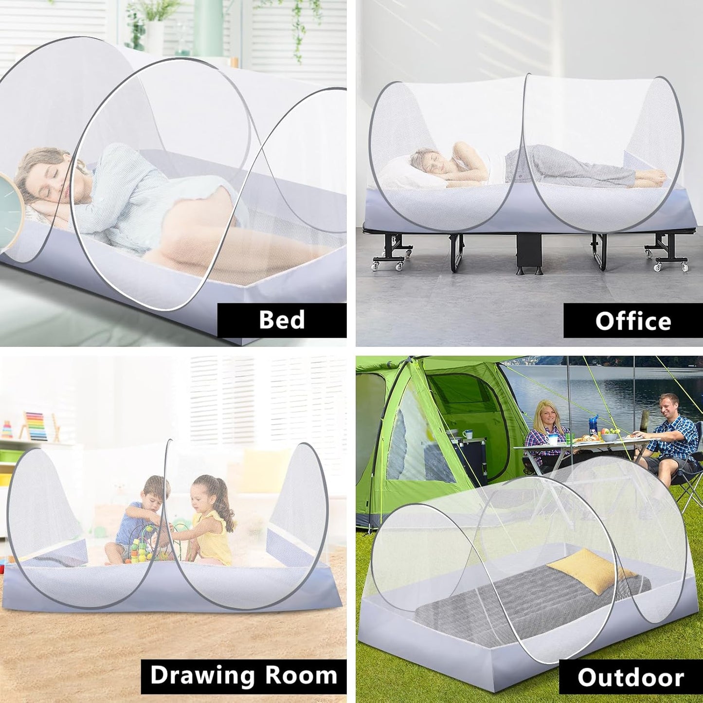 Extra Large Portable Pop Up Mosquito Net