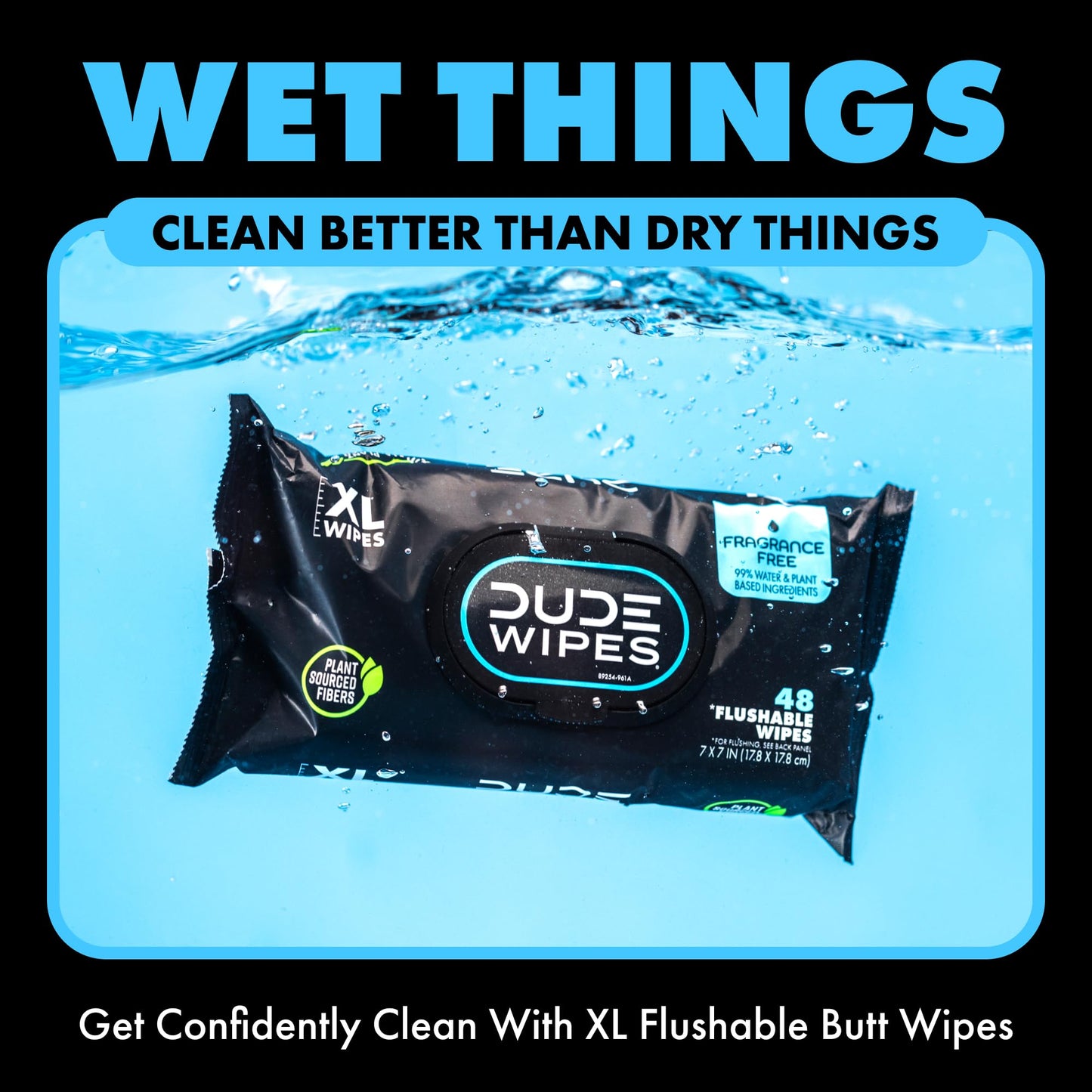 Extra Large Flushing Safe Wipes