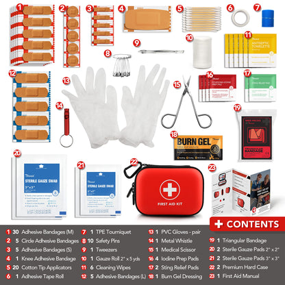 Mini First Aid Kit 100 Pieces