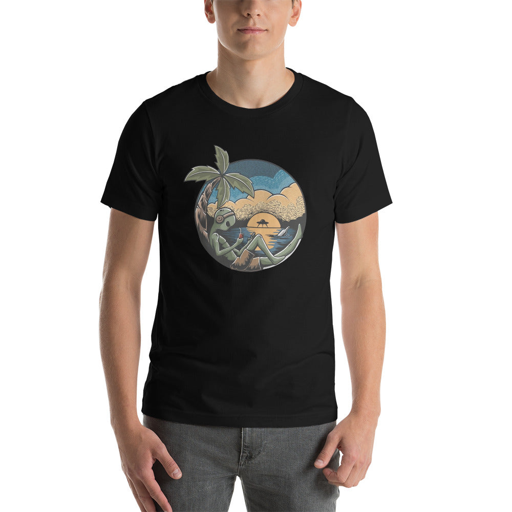 Consigue el mejor merch de El Paredón: camisetas, sudaderas y más con estilo único. Compra ahora: Playera de Alien Vacations